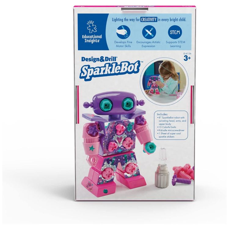 Kit-de-Montagem-de-Robo-Educativo-com-Brocas-23-Pecas-Imagem-5