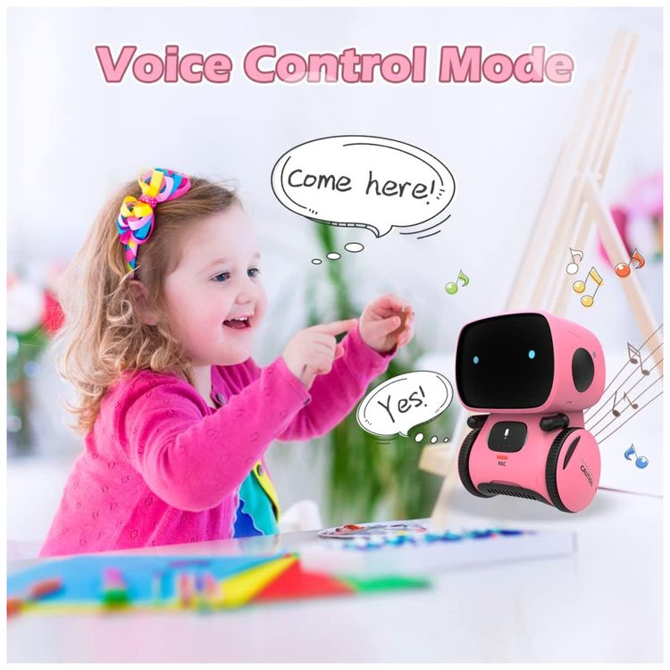 KaeKid-Robo-para-Meninas-35cm--Interativo-Sensor-de-Toque-Imagem-4