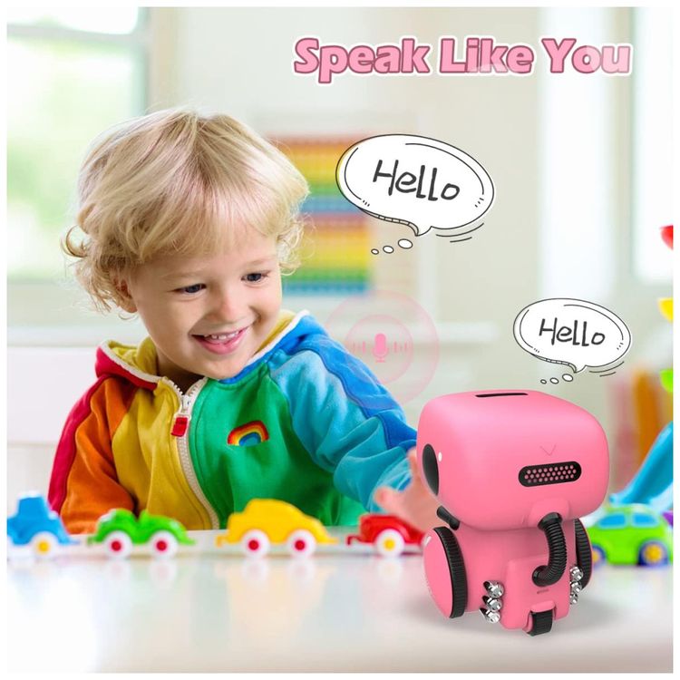 KaeKid-Robo-para-Meninas-35cm--Interativo-Sensor-de-Toque-Imagem-5