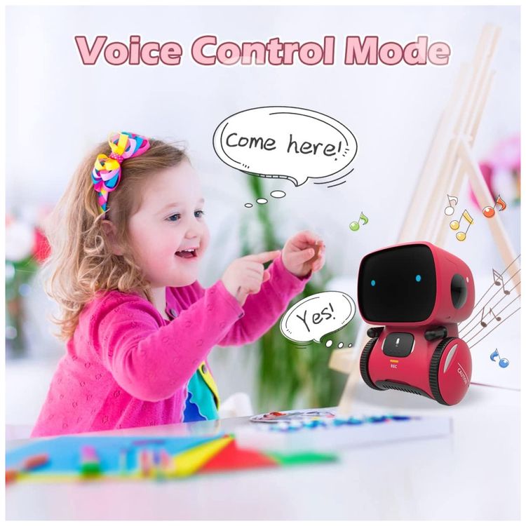 KaeKid-Robo-para-Meninas-35cm--Interativo-Sensor-de-Toque-Imagem-4