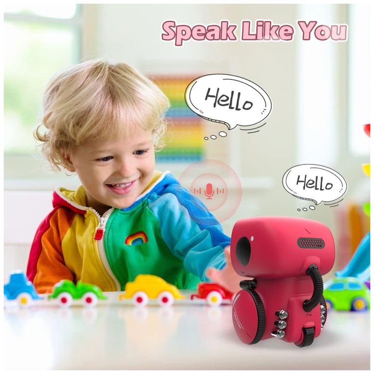 KaeKid-Robo-para-Meninas-35cm--Interativo-Sensor-de-Toque-Imagem-5