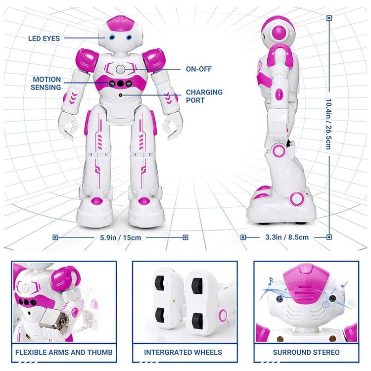 Robo-Interativo-KingsDragon-RC-para-Criancas-Controle-por-Imagem-1