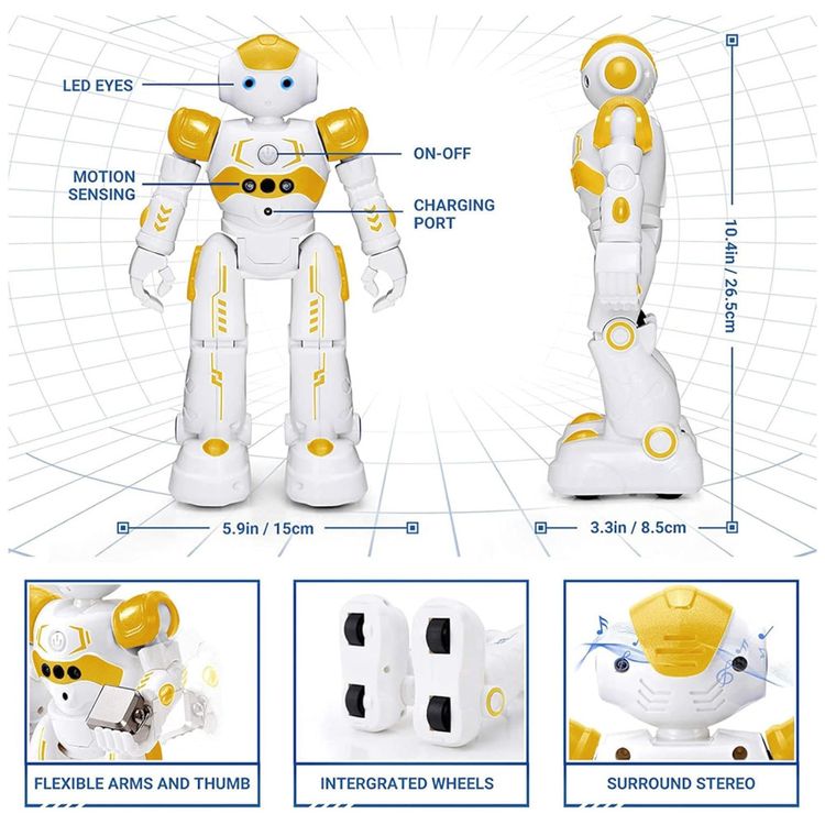 Robo-KingsDragon--Controle-por-Gestos-Presente-de-Imagem-1