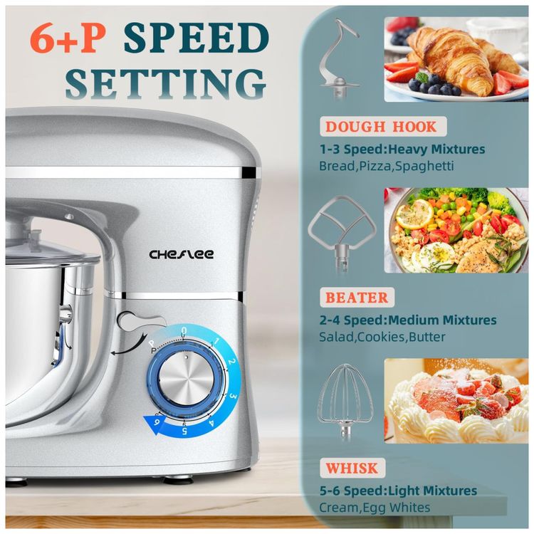 Batedeira-Cheflee-600W-6-Marchas-com-Tigela-de-65-Litros-Imagem-1