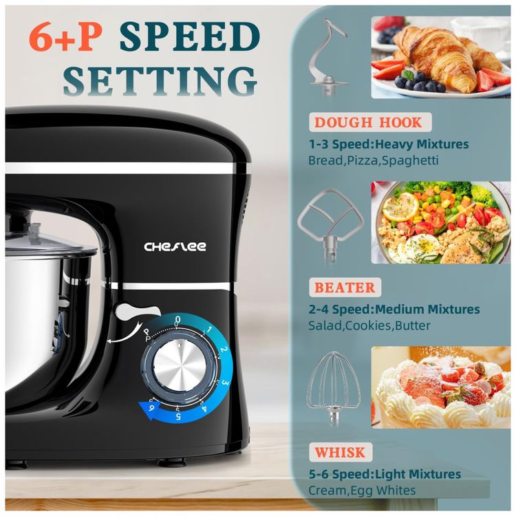 Batedeira-CHeflee-600W-6-Velocidades-com-Tigela-de-65-Imagem-1