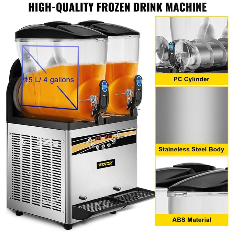 Maquina-de-Frozen-VEVOR-30-Litros-Duplo-Tanque-em-Aco-Imagem-3