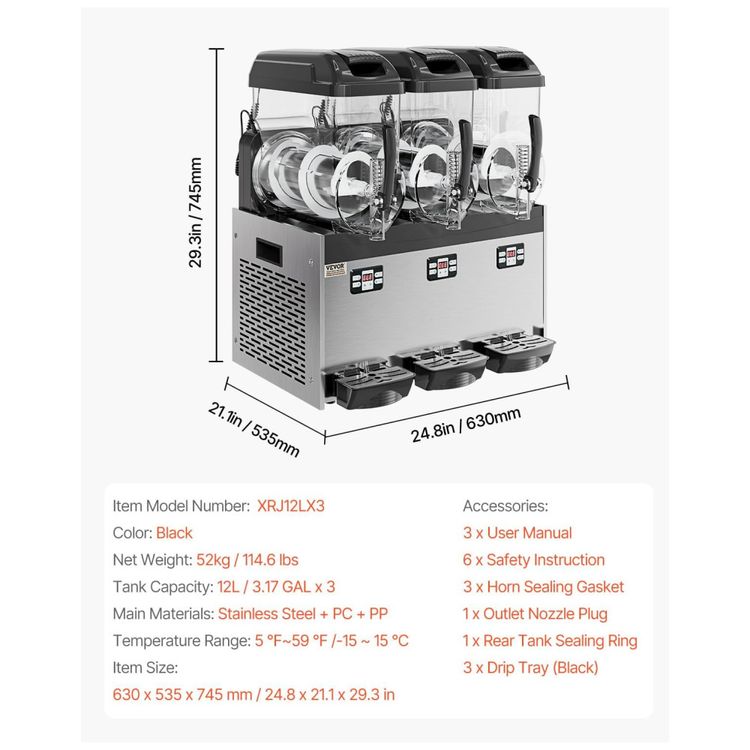 Maquina-de-Frozen-Comercial-VEVOR-Tanque-Triplo-de-12Lx3-Imagem-6