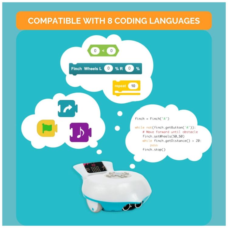 Kit-Robotico-BirdBrain-Finch-2.0-c--Micro-bit---Aprenda-Imagem-2