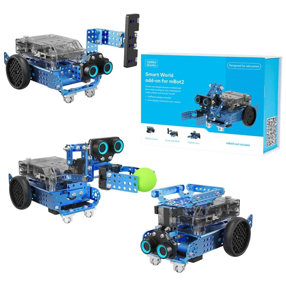 Kit de Expansão 3 em 1 Makeblock Smart World para o Brinquedo Robô Programável Carro mBot2