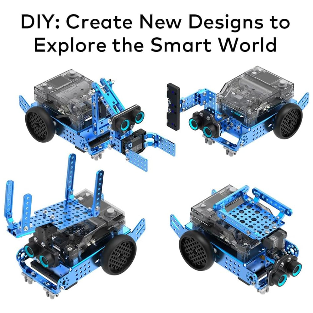 Encontraproduto.com.br - Kit de Expansão 3 em 1 Makeblock Smart World para o Brinquedo Robô Programável Carro mBot2