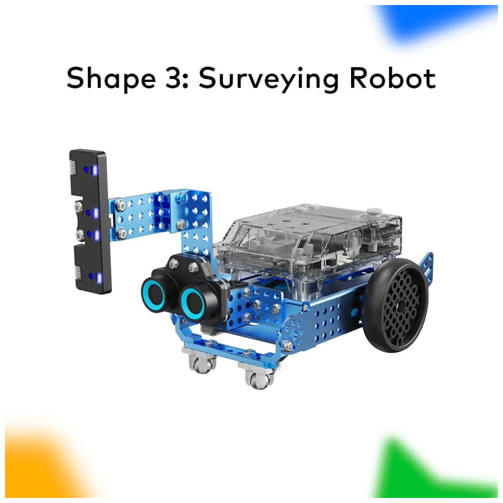 Encontraproduto.com.br - Kit de Expansão 3 em 1 Makeblock Smart World para o Brinquedo Robô Programável Carro mBot2