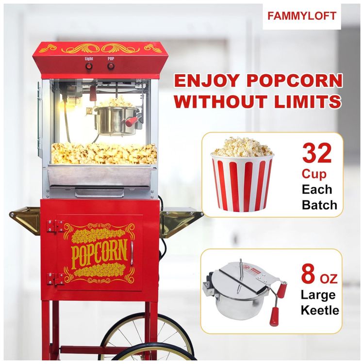 Pipoqueira-Retro-240-ml-com-Carrinho-Rodas-Caldeira-Inox-Imagem-2
