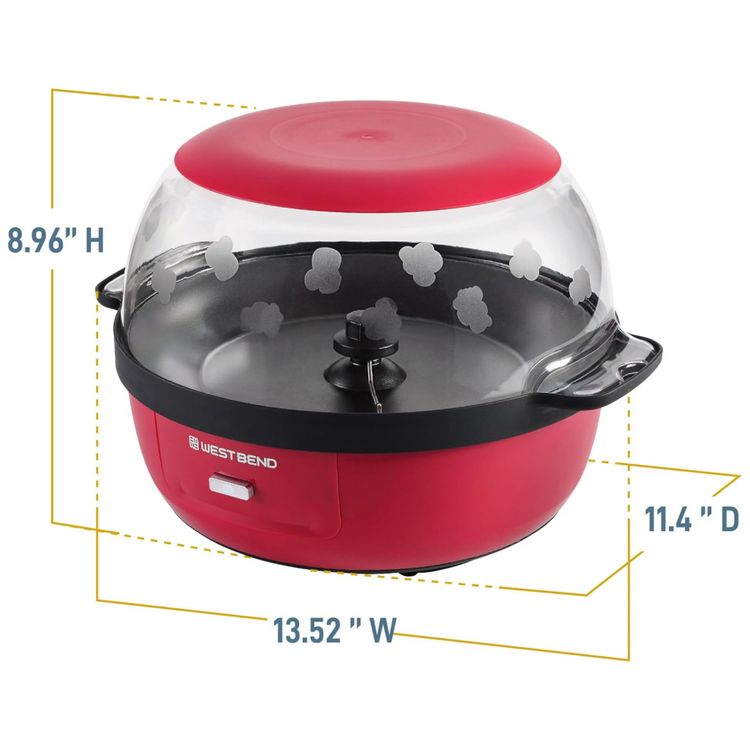 Pipoqueira-West-Bend-Stir-Crazy-Hot-Oil-Popcorn-Popper-Imagem-5