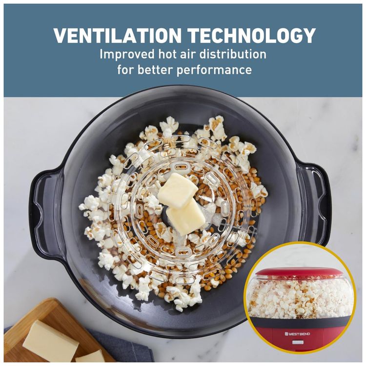 Pipoqueira-West-Bend-Stir-Crazy-Hot-Oil-Popcorn-Popper-Imagem-6