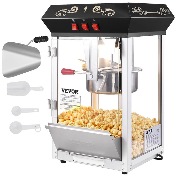 Pipoqueira-VEVOR-850W-Milho-por-Fornada-Faz-48-Copos-Imagem-0
