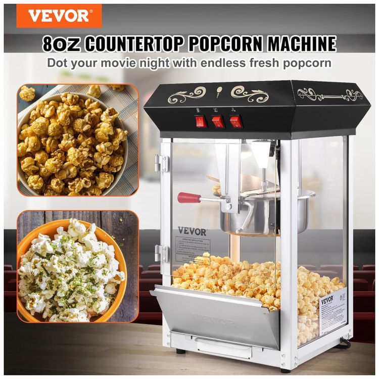 Pipoqueira-VEVOR-850W-Milho-por-Fornada-Faz-48-Copos-Imagem-1