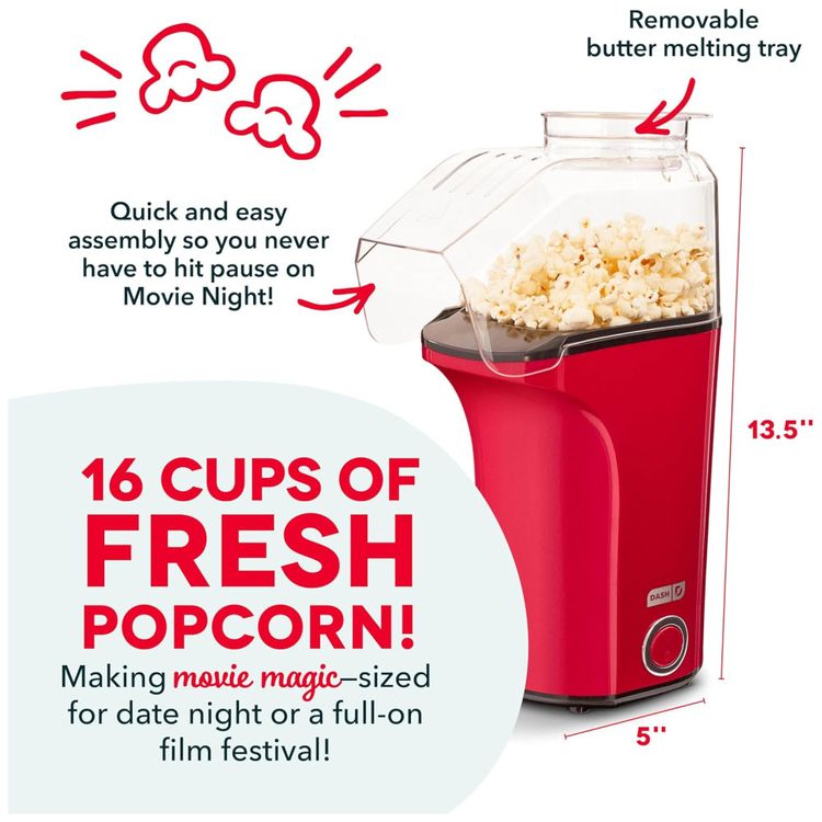 Pipoqueira-DASH-Hot-Air-Popcorn-Popper-Maker-com-Copo-Imagem-3