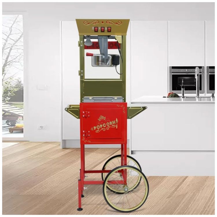 Pipoqueira-de-340g-com-Carrinho-Vintage-Popcorn-Maker-com-Imagem-4