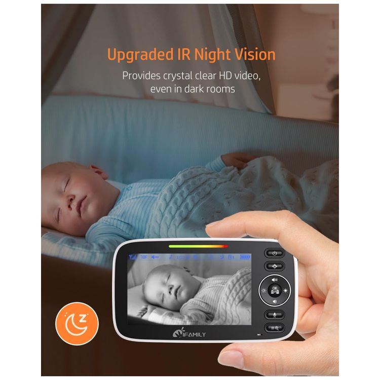 Monitor-de-Bebe-iFamily-Split-Screen-com-Tela-Grande-2-Imagem-3