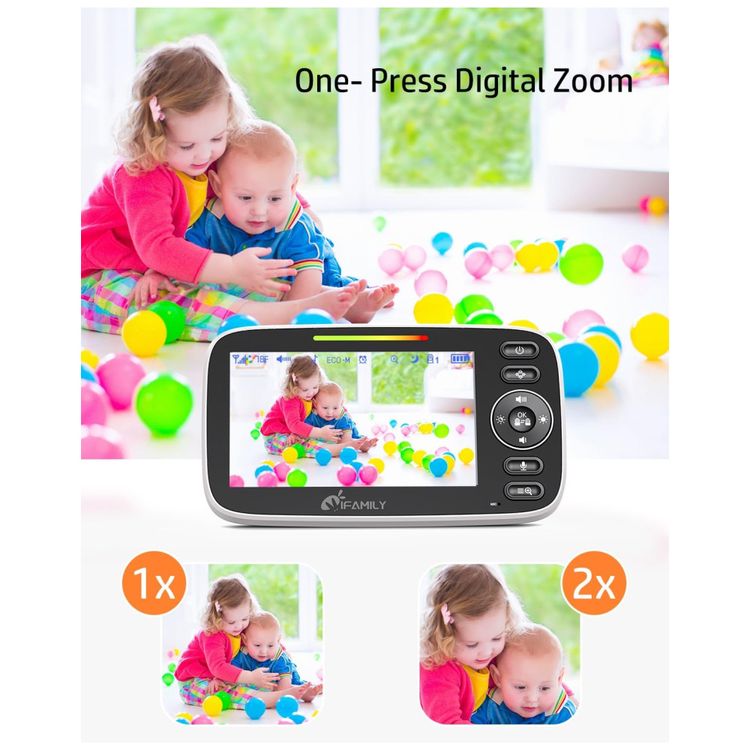 Monitor-de-Bebe-iFamily-Split-Screen-com-Tela-Grande-2-Imagem-6