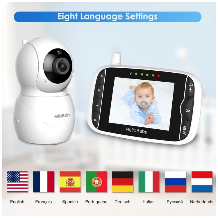 HelloBaby-Monitor-Com-Camera-E-Audio-Tela-IPS-LCD-Video-Imagem-5
