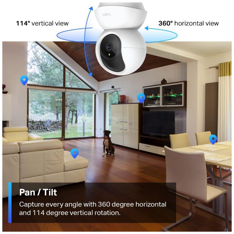 Camera-de-Vigilancia-TPLink-Tapo-2K-PanTilt-para-Imagem-2