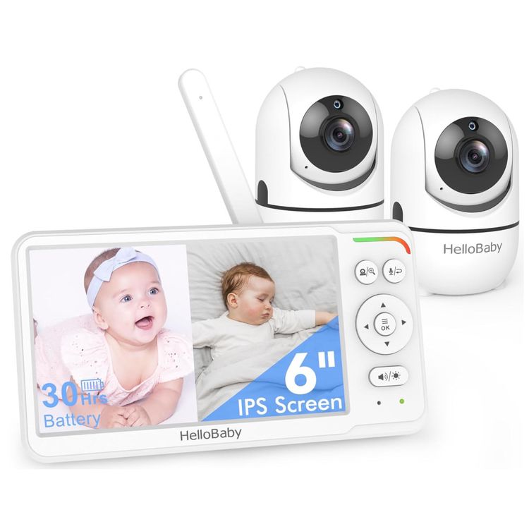 Monitor-de-Bebe-HelloBaby-Tela-Dividida-IPS-de-1524-cm-2-Imagem-0