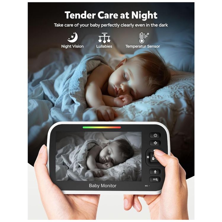 Camera-de-Vigilancia-para-Bebe-GoodBaby-com-Controle-Imagem-4
