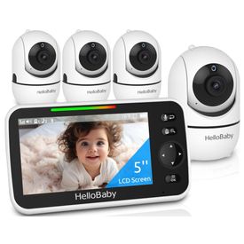 Monitor-de-Bebe-HelloBaby-HB6550-com-4-Cameras---Sem-WiFi-Imagem-0