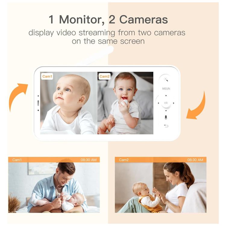 Baba-Eletronica-com-2-Cameras-WiFi-2K-UHD-Tela-5--HD-Imagem-1
