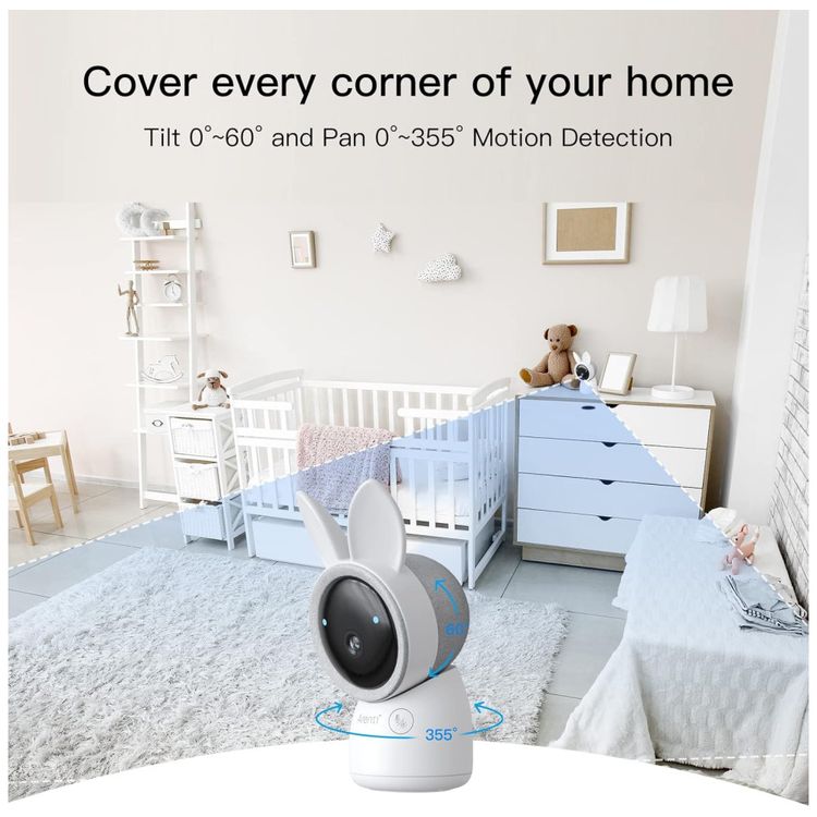 Baba-Eletronica-Domestica-Arenti-Baby-Monitor-de-Bebe-com-Imagem-2