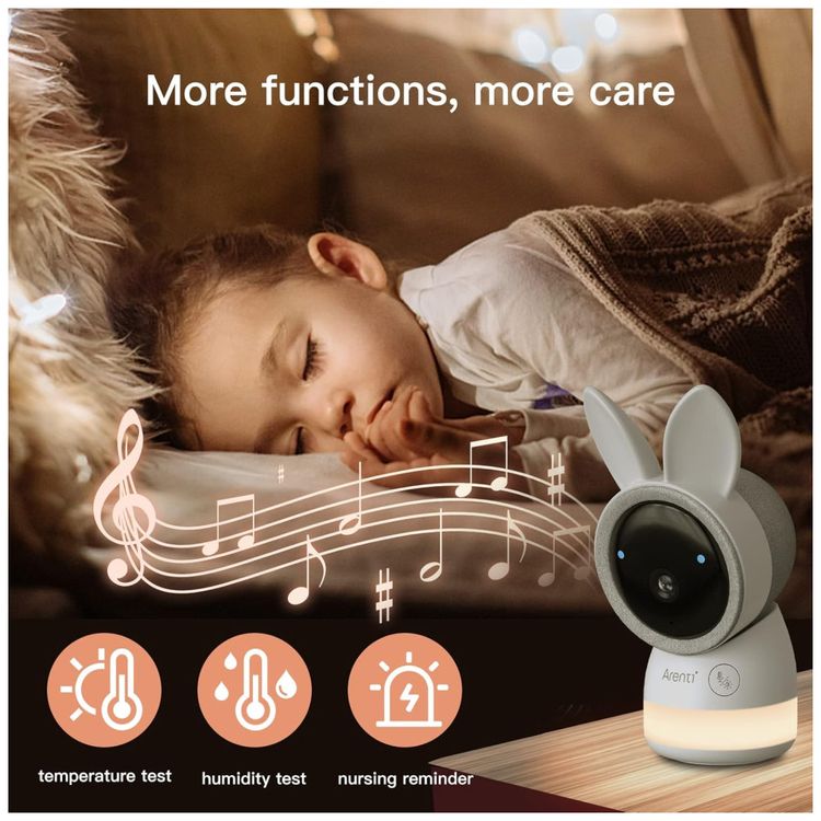 Baba-Eletronica-Domestica-Arenti-Baby-Monitor-de-Bebe-com-Imagem-5