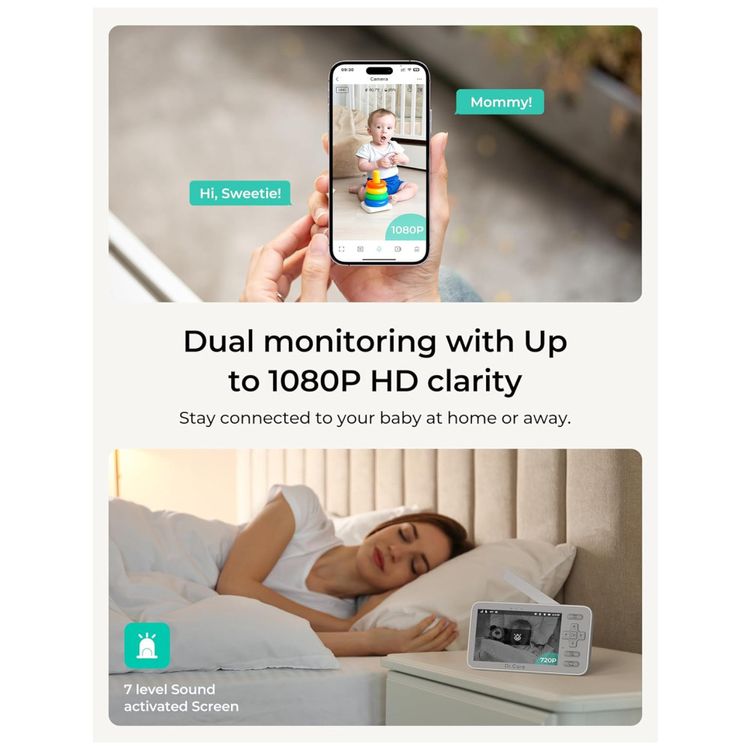 Baba-Eletronica-Inteligente-Dr.Care-VistaView-Lite-WiFi--Imagem-1