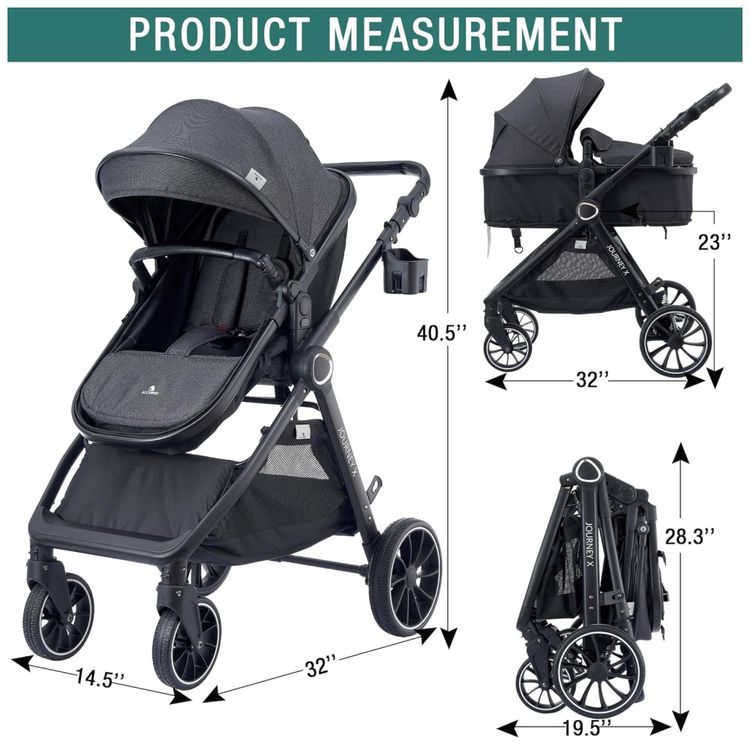 Carrinho-de-Bebe-2-em-1---Berco-Conversivel-para-Imagem-7