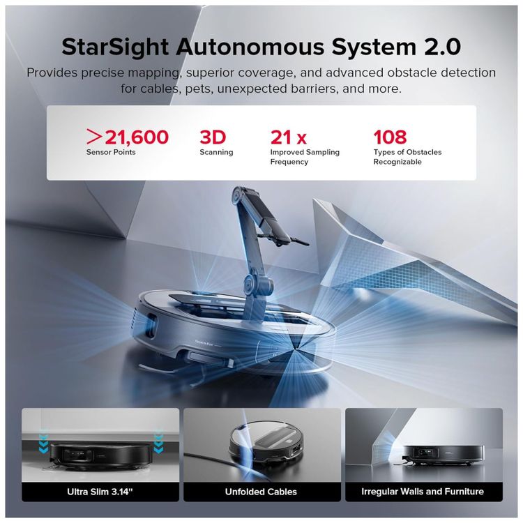 Robo-Aspirador-roborock-Saros-Z70-Braco-OmniGrip-IA-Imagem-3