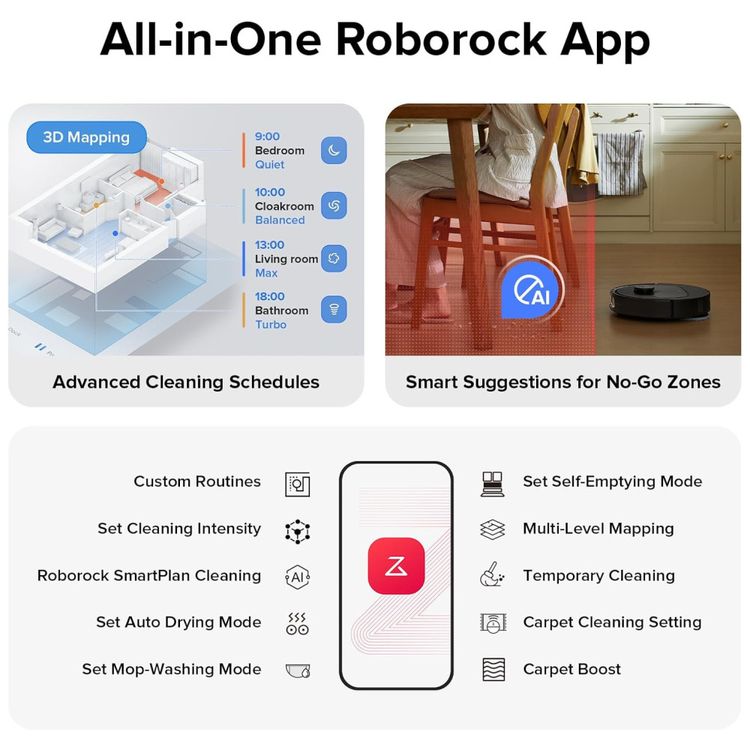 Robo-Aspirador-e-Esfregao-Roborock-Qrevo-S---7000Pa-Imagem-6