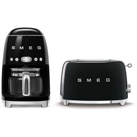 Conjunto-Smeg-Retro-de-Cafeteira-e-Torradeira-2-Fatias-Preta-Imagem-0
