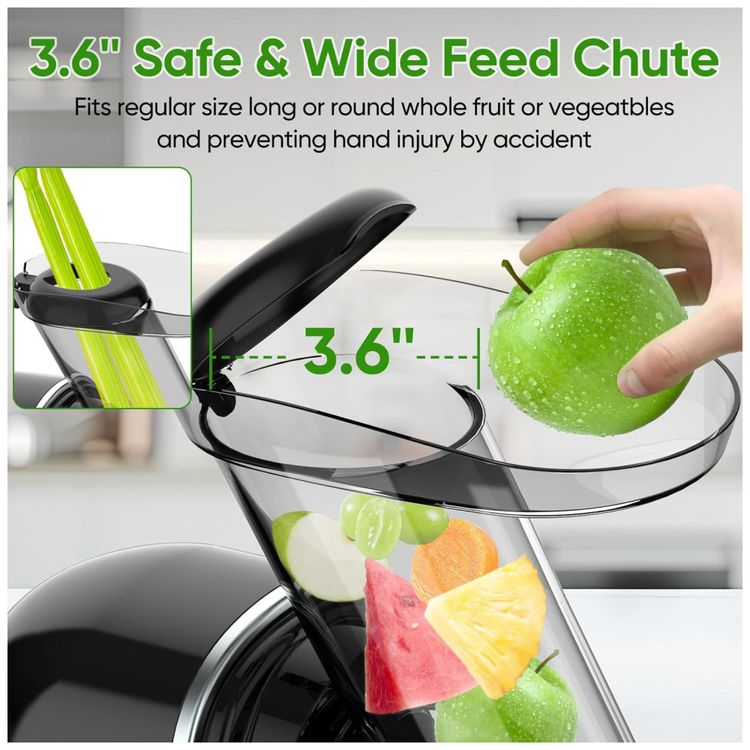 Espremedor-de-Frutas-COZII-Cold-Press-Motor-Silencioso-Imagem-1