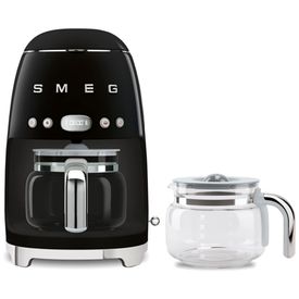 Cafeteira-Smeg-50s-Retro-com-Jarra-de-Vidro-Extra---Preto-Imagem-0