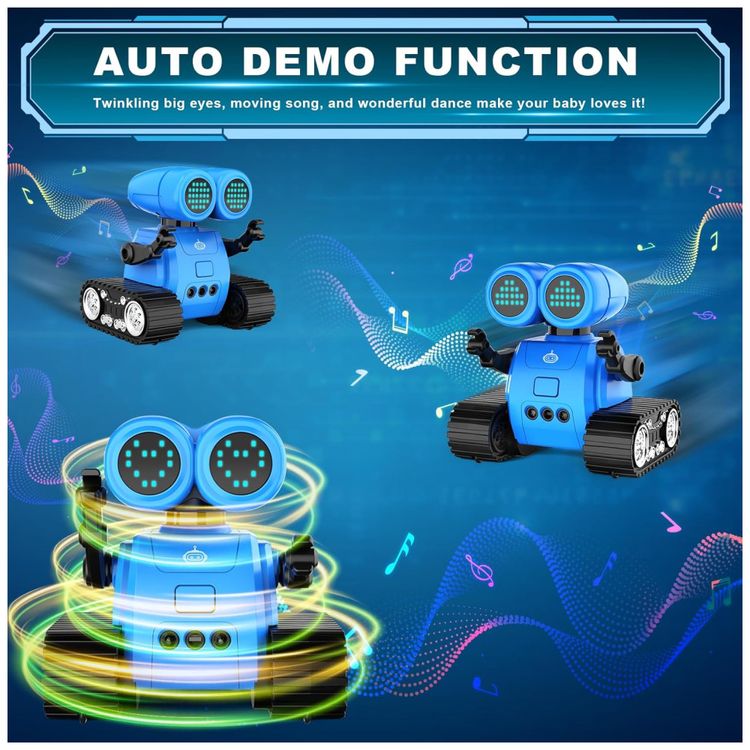 Hamourd-Robot-Toys--Robo-Emo-com-Funcao-Walkie-Talkie-Imagem-2