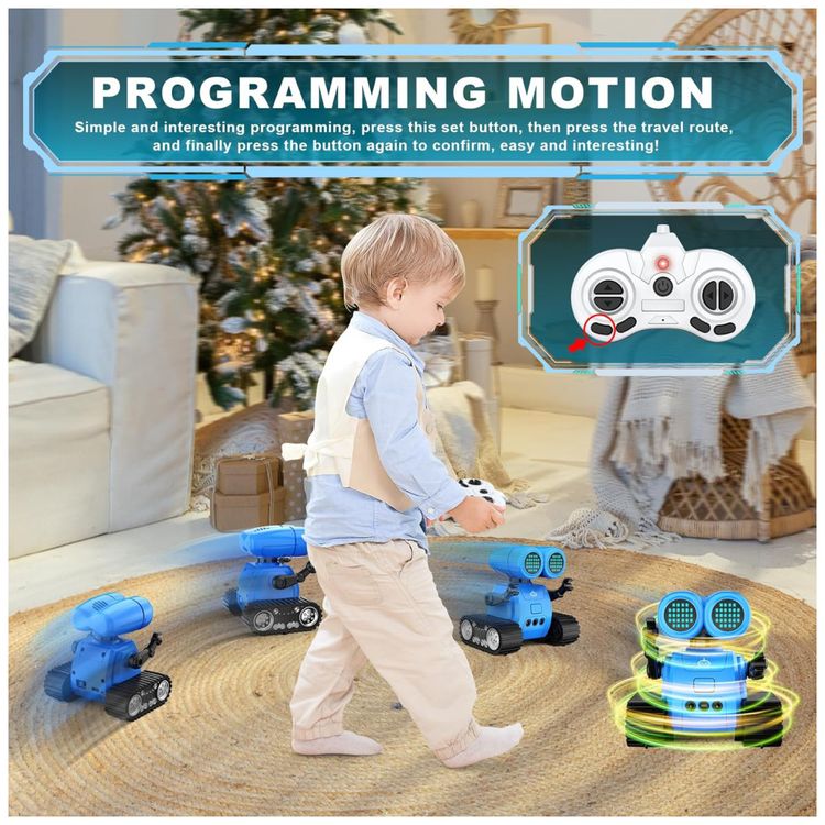 Hamourd-Robot-Toys--Robo-Emo-com-Funcao-Walkie-Talkie-Imagem-4