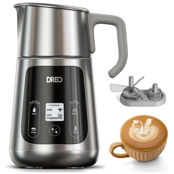 Dreo-BaristaMaker-Espumador-de-leite--30-Bebidas-Espuma-Imagem-0