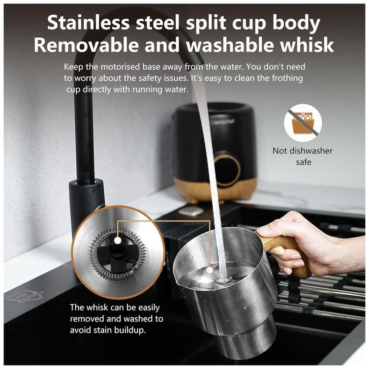 Espumador-e-Aquecedor-8-em-1-AMZCHEF-550W-Jarro-Inox-Imagem-5