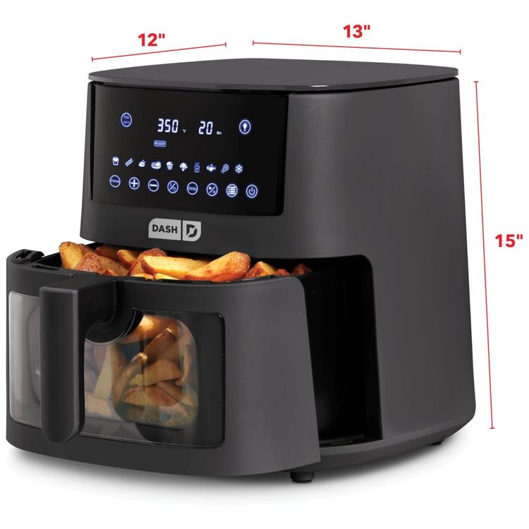 Fritadeira-Digital-de-Ar-DASH-7-litros-Clear-View-Forged-Imagem-6