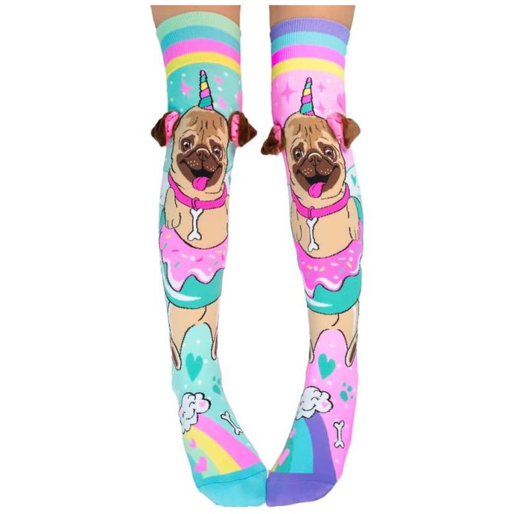 Meias-Fofas-de-Pug-com-Orelhas-3D---Tamanho-3-5T---MADMIA-Imagem-1