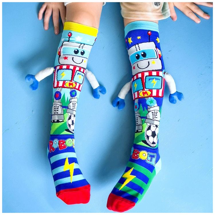 Meias-Robot-Incriveis-Meias-Ate-o-Joelho-com-Bolas-de-Imagem-1