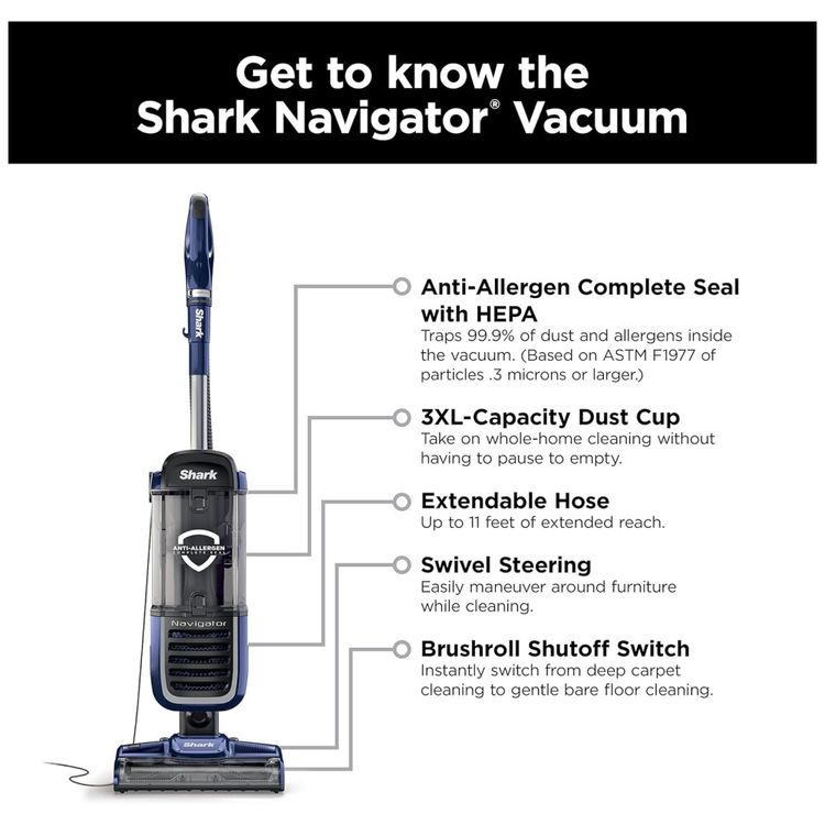 Aspirador-de-Po-Vertical-Shark-NV151-Navigator-Swivel-Pro-Imagem-8