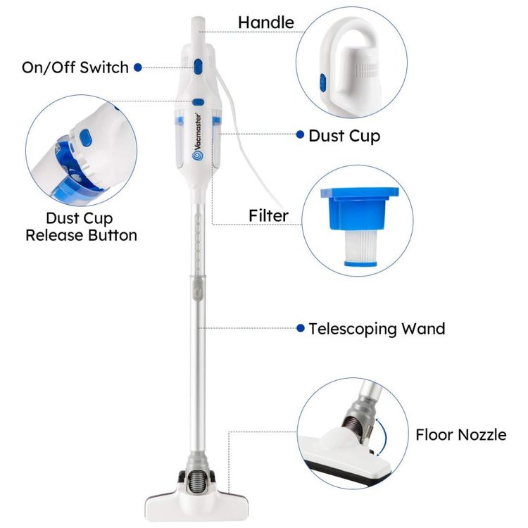 Aspirador-de-Po-Sem-Fio-Vacmaster-2-em-1-Super-Leve-com-Imagem-1