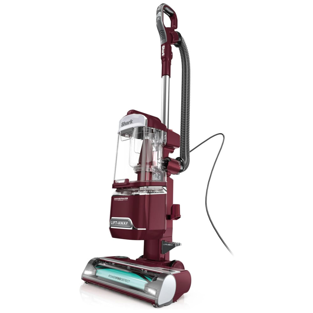 Aspirador Vertical Shark DETECT LiftAway com Tecnologia Detect, Escova Autolimpante Sem Enroscar pelos, Selo Completo Antialérgico e Neutralizador de