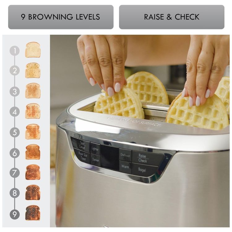 Torradeira-Kenmore-Elite-76774-de-4-Fatias-com-Slot-Longo-Imagem-4